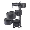 6 Tier Kitchen Rotating Storage Trolley Cart With Wheels Utility Vegetable Fruit