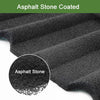 5pcs Galvanized Metal Asphalt Roof Tiles Sheds Garages Roofing Felt Shingles UK
