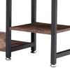 Industrial Clothes Wardrobe Floor Closet Garment Storage Shelf Rack Hanging Bar