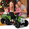 12V Kids Ride On Tractor W/ Trailer Electric 3-Gear-Shift Ground Loader Toy Car