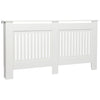 Small Medium Large Radiator Cover Vertical Slatted Grill Wooden Heating Cabinet