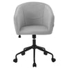 Modern Home Office Velvet Pink Desk Chair Soft Seat 360° Swivel Computer Chair