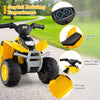 Kids Ride on ATV 6V Battery Powered Electric Quad Car w/Horn Sound-Yellow