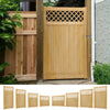 Wooden Garden Gate Pedestrian Privacy Fence Gate Porch Decorative Fence Panel