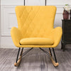 BIG SALE!! Rocking Chair High Back Rocking Armchair Modern Lazy Rocking Sofa