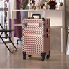 Large Makeup Trolley Case Beauty Vanity Case Box Hairdressing Trolley on Wheels