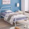 Simple Budget metal bed Single bed Frame w/Mattresses Option Bedroom Furniture