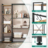 Industrial Book Shelf Bookcase Shelving Unit Display Storage Rack Living Room