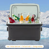 45L Large Portable Electric Car Fridge Camping Travel Cooler Cool Box Warm Box