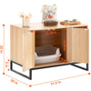 Uimoso Cat Litter Box Enclosure Hidden Litter Box Furniture 31.5"L x 20"W x 22"H