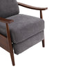 Modern Wooden Frame Recliner Single Sofa Napping Chair Fireside Bedroom Lounger