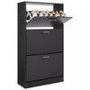 3 Drawer Shoe Cabinet Storage Cupboard Unit Shoe Rack Wooden Stand Organiser