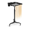 Height Adjusted Hair Salon Trolley Hair Extension Colouring Rolling Trolley Cart