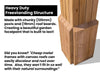 Wooden Garden Bar 6m x 3m Outdoor Pub Gazebo With Counter Leviathan Sidewall