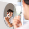 Nordic Wall Mounted Oval Frameless Bathroom Glass Vanity Mirror Beveled Edge