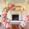 Wedding Arch Frame Moongate Round Stand Flowers Balloon Circle Base Double Tube