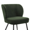 Dusk Mabel Dark Olive Velvet Set of 2 Dining Chairs