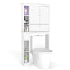Over the Toilet Storage Cabinet Bathroom Storage Organizer-white