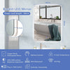 Bathroom Mirror LED Light Mirror 80 x 60 CM Shatterproof Wall Mounted Mirror