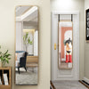 Full Length Over Door Mirror Door Hung Mirror Dormitory Wardrobe Bedroom Mirror