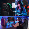 Gaming Leather Computer Chair Swivel Office Chair Recliner Leather Desk Ofvpozyl
