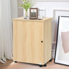 Folding Sewing Table 2 IN 1 Rolling Craft Table Home Office Desk Workstation