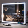 ELECWISH Hollywood Mirror LED Lighted Vanity Makeup Mirror 70*55cm 10x Magnifier