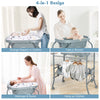 2-in-1 Baby Change Table w/Bathtub Folding Diaper Changing Station Baby Nursery