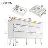 Chest of Drawers Dresser Tall Wide Bedside Table Cabinet Bedroom Furniture White