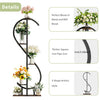 5-er Indoor Plant Stand, S-Shaped Corner Plant Stand Living Room Home Decoration