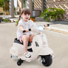 COSTWAY Licensed Vespa Kids Ride on Motorcycle 6VBattery Powered Motorbike-White