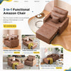 Convertible Sofa Bed 3-in-1 Pull out Arm Chair Folding Recliner Sleeper
