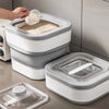 Kitchen Dry Food Container Cereal Dispenser Rice Bucket Pasta Folding StorageBox