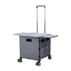 Folding Shopping Trolley Box 55L Camping Picnic Boot Cart Storage Stair Climbing