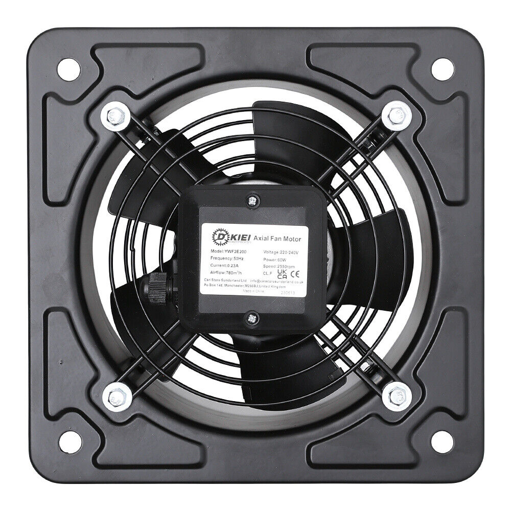 Extractor Fan World Industrial Commercial Axial Extractor Fans Air Blower Ventilation Spee ...