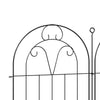 20 Panels Garden Fence Metal Picket Border Outdoor Lawn Flower Edging Decorative