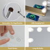 Hollywood Makeup Mirror Large Vanity Light Mirror with 15 Dimmable LED Bulb Gold