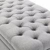 Upholstered Storage Ottoman Bench Chesterfield Bed End Hallway Seat Long Stool