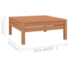 10 Piece Garden Lounge Set Honey Brown Solid Wood Pine vidaXL