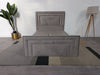 DFS Epoque Mink Velvet King Size 4 Drawer Continental Storage Bedframe RRP £1349
