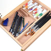 A4 Wooden Table Top Box Easel Artist Drawing Board Adjustable Angle With Drawer