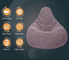 Highback Bean Bag Chair - Corduroy Fabric for Indoor Living Room