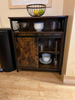 Vintage Industrial Sideboard Rustic Drinks Cabinet with Shelf Side Storage Unit