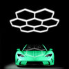 7 Grid Led Hexagon Lights Customize System Honeycomb Light for Garage Home Lamp