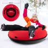 Heavy-Duty Snow Tube Adults Kids Inflatable 40” Puncture-Proof Sled Ski Tube
