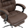 Office Desk Chair Executive Swivel Recliner Chair Adjust Seat Height Padded Arms