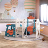 Toddler Swing Slide Kids Children Basketball Playset Playground Activity Centre