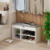Shoe Storage Bench Cabinets Shoes Rack with Drawer,Cushion,Shelf Hallway Organis
