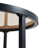 Nesting Teal Colour Glass Coffee Table Sofa Side Round Living Room Furniture Set