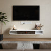 Floating TV Unit Cabinet Wall Mounted TV Stand Wall Shelving Entertainment Unit